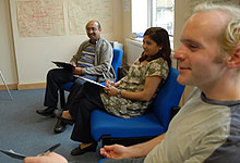 CRI staff at work