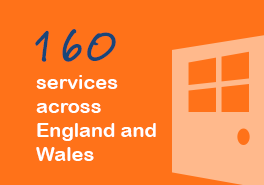 160 services across England and Wales